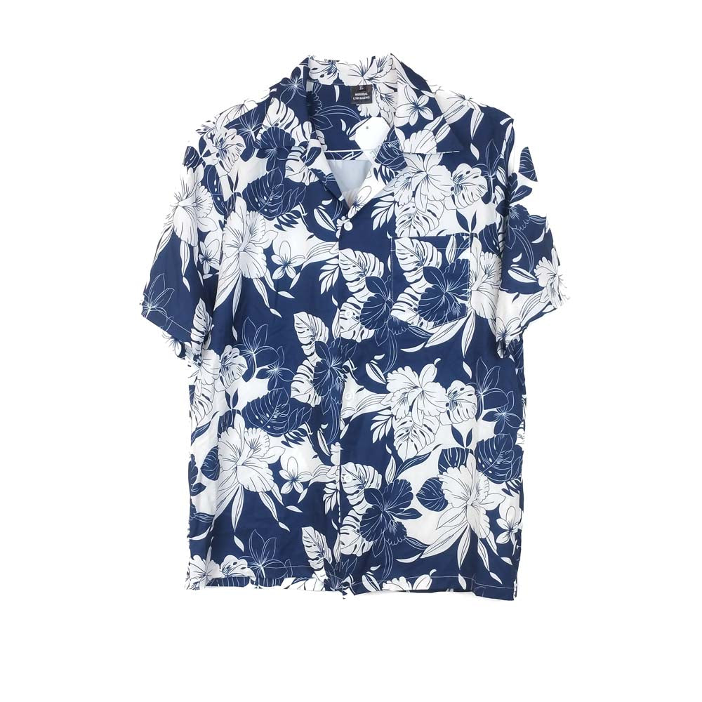 VIN-SHI-31932 Vintage πουκάμισο hawaiian print L