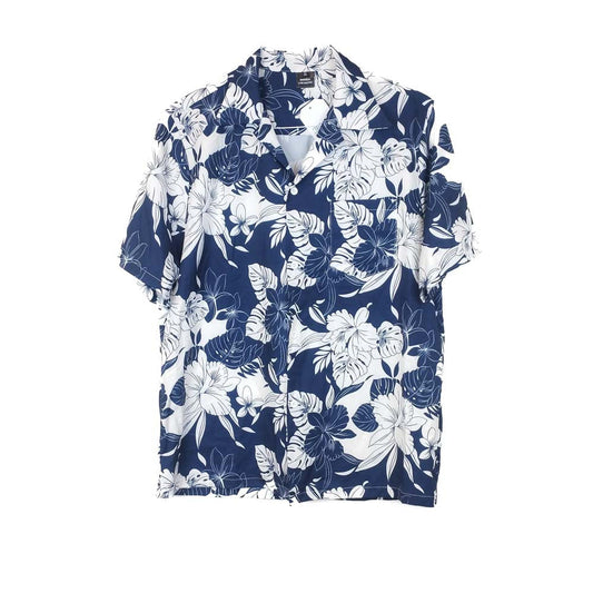 VIN-SHI-31932 Vintage πουκάμισο hawaiian print L