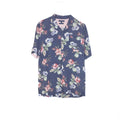 VIN-SHI-35256 Vintage πουκάμισο βισκόζη hawaiian style L