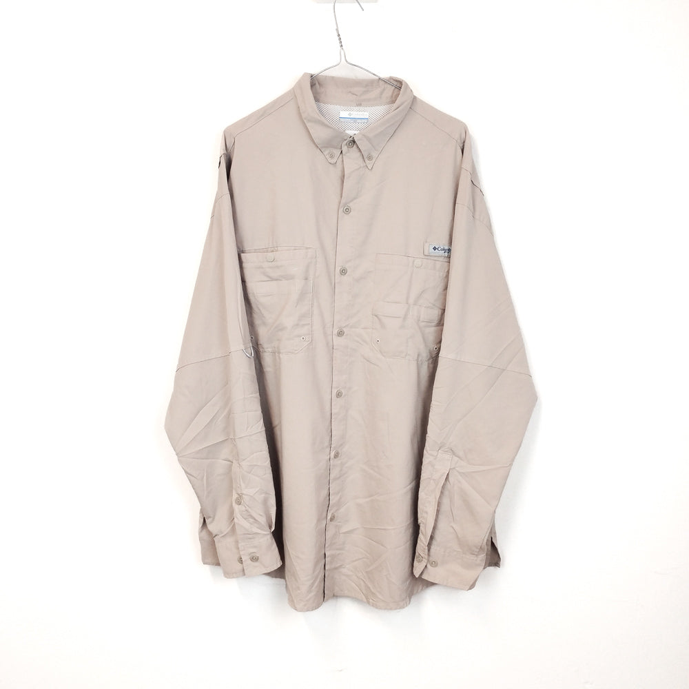 VIN-SHI-32625 Preloved πουκάμισο unisex Columbia 2XL