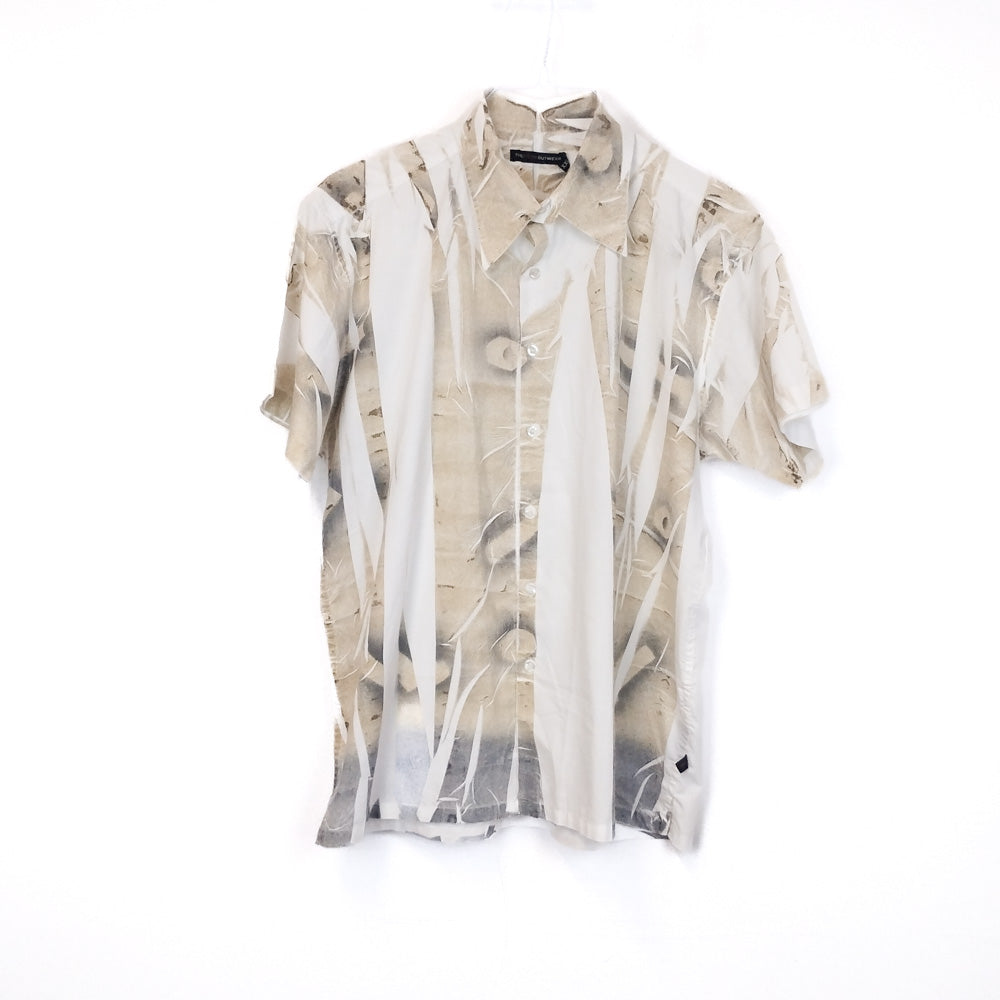 VIN-SHI-35259 Vintage πουκάμισο crazy pattern XL