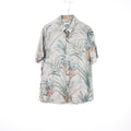 VIN-SHI-35260 Vintage πουκάμισο βαμβακερό crazy pattern M
