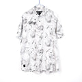 VIN-SHI-31813 Vintage πουκάμισο hawaiian print L