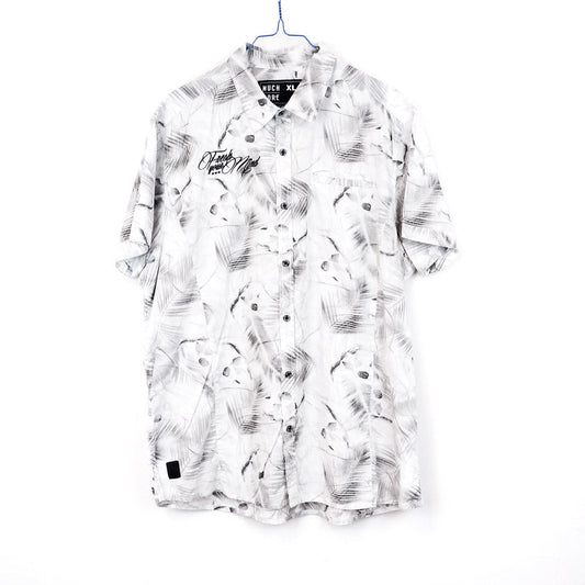 VIN-SHI-31813 Vintage πουκάμισο hawaiian print L