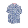 VIN-SHI-35261 Vintage πουκάμισο βαμβακερό crazy pattern M
