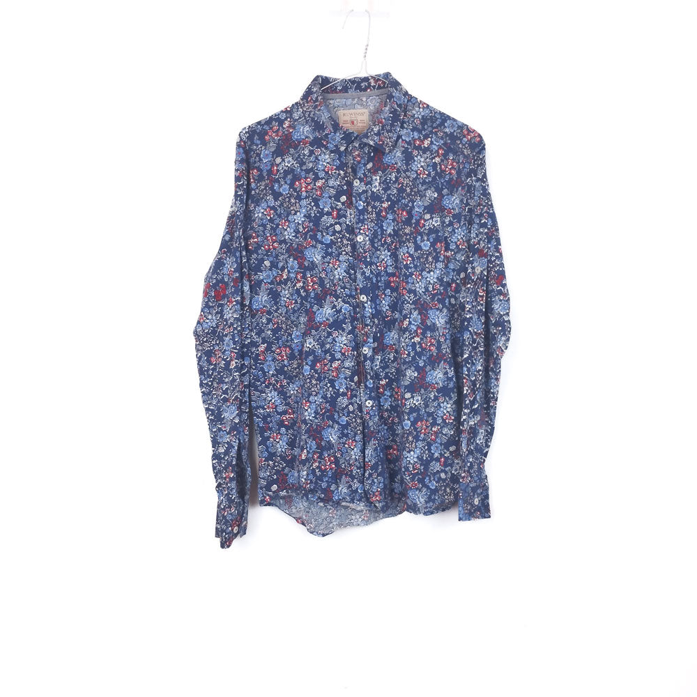 VIN-SHI-35263 Vintage πουκάμισο βαμβακερό floral L