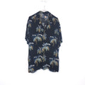 VIN-SHI-35265 Vintage πουκάμισο βισκόζη hawaiian style L