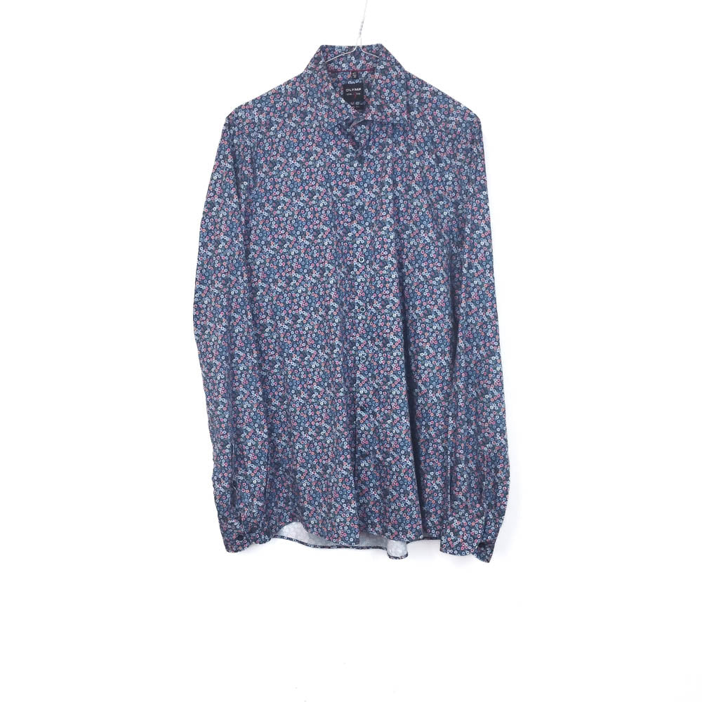 VIN-SHI-35242 Vintage πουκάμισο βαμβακερό floral M