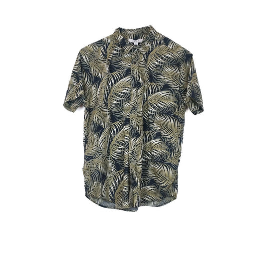 VIN-SHI-31693 Vintage πουκάμισο Hawaiian print S