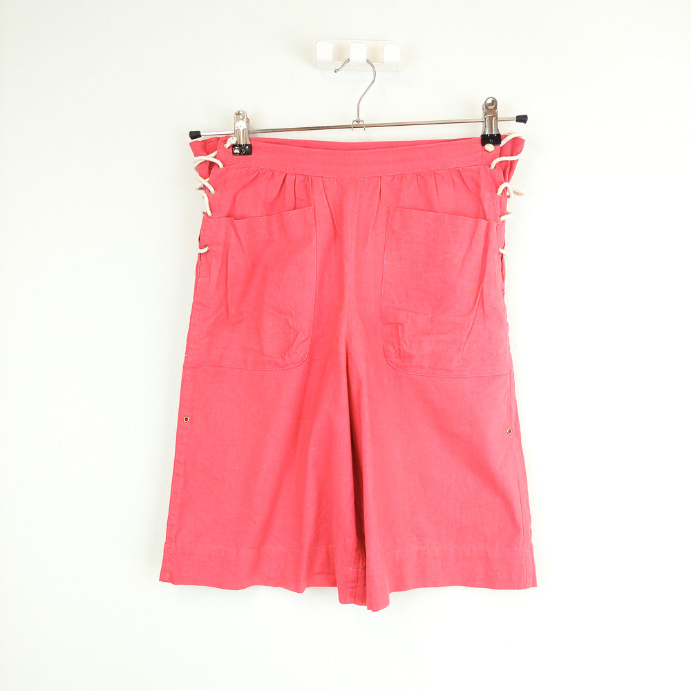 VIN-TR-27807 Vintage βερμούδα ψηλόμεση φουξ S-Μ