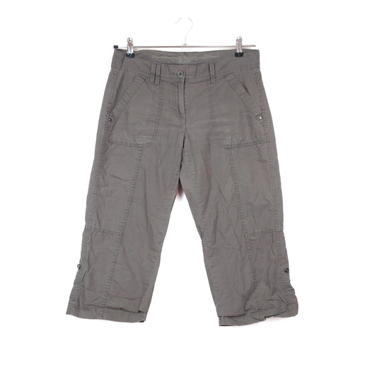 VIN-TR-31974 Vintage λαδί παντελόνι capri S. Oliver M