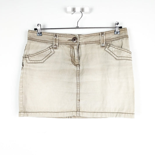 VIN-SKI-28287 Vintage mini denim φουστα L