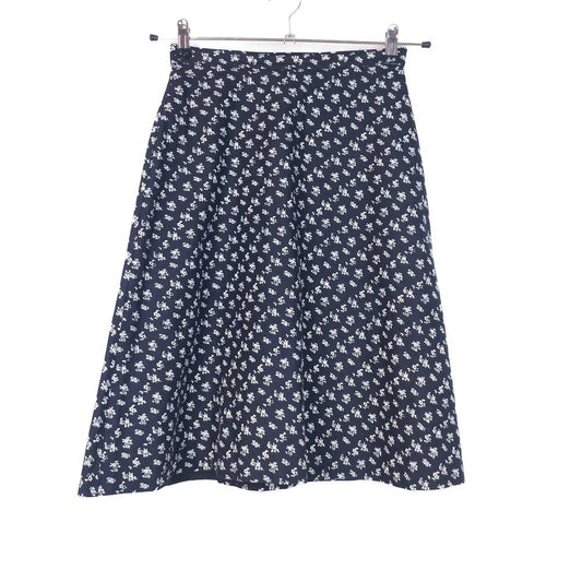 VIN-SKI-31879 Vintage φούστα μίντι με λουλούδια S