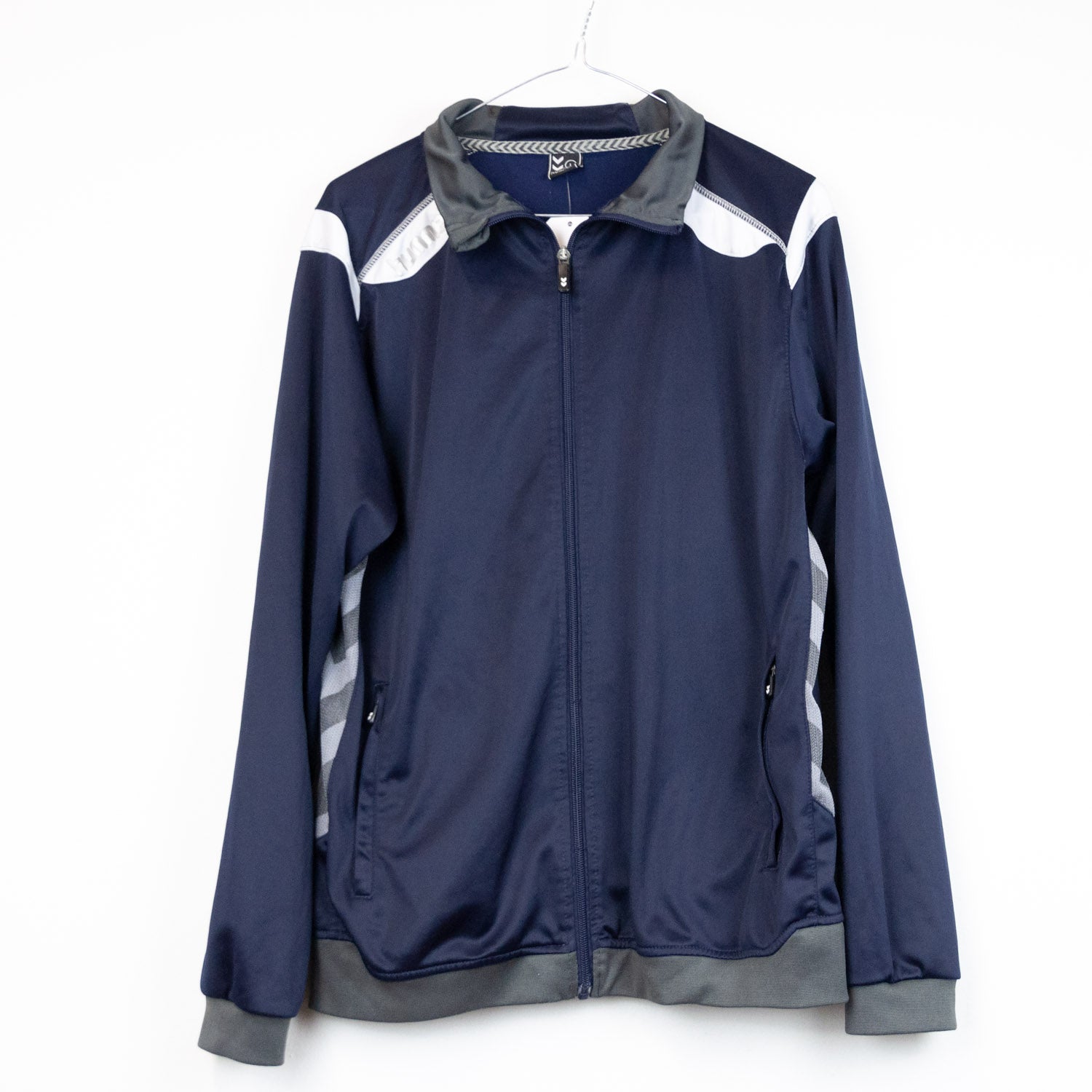 VIN-SW-20891 Vintage αθλητική ζακέτα 90's unisex μπλε S