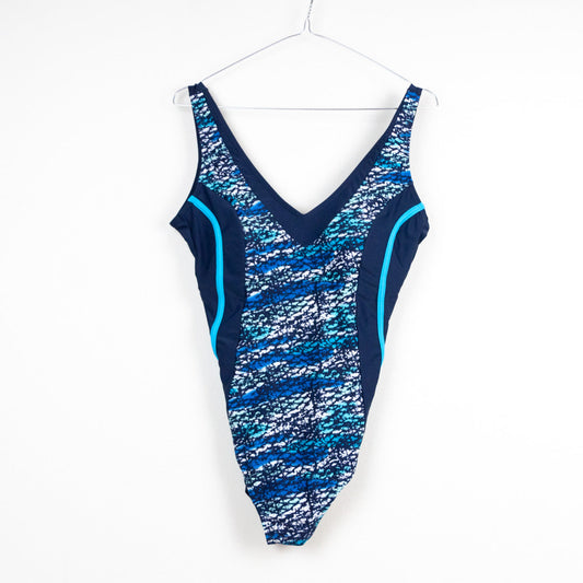 VIN-SWI-24035 Vintage μαγιό ολόσωμο L-XL