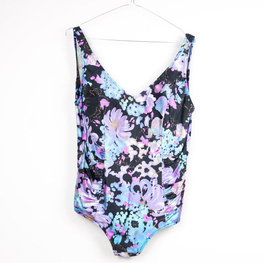 VIN-SWI-24044 Vintage μαγιό ολόσωμο 2XL