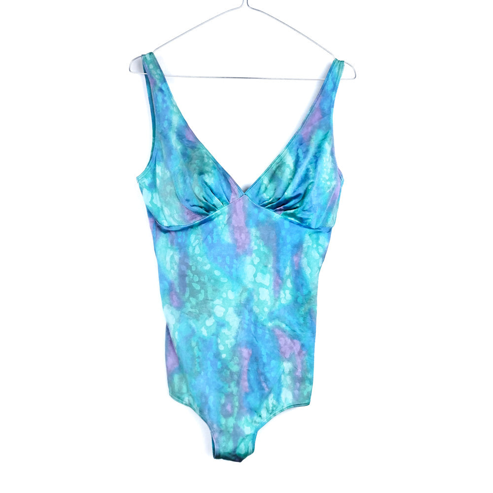 VIN-SWI-31622 Vintage μαγιό ολόσωμο 60's-70's style L-XL