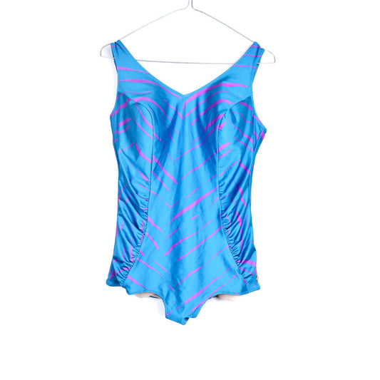 VIN-SWI-31627 Vintage μαγιό ολόσωμο 50's-60's style XL