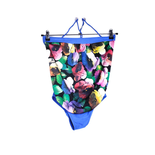 VIN-SWI-31631 Vintage μαγιό ολόσωμο 80's-90's style S-M