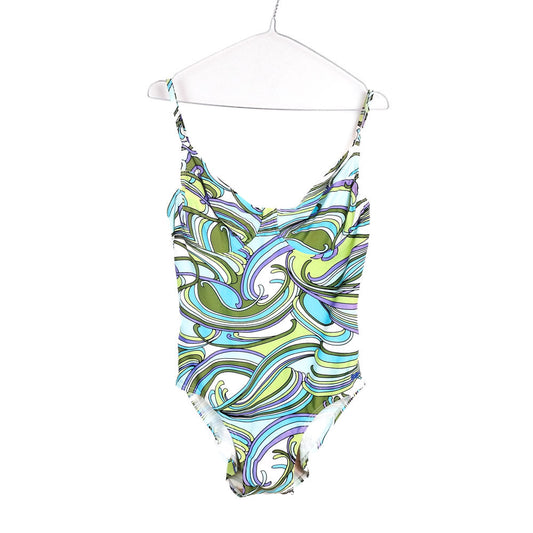 VIN-SWI-31634 Vintage μαγιό ολόσωμο 00's style L