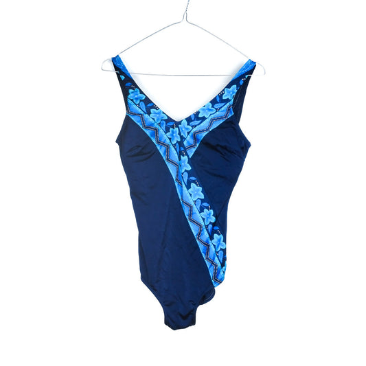 VIN-SWI-31640 Vintage μαγιό ολόσωμο 90's style M-L