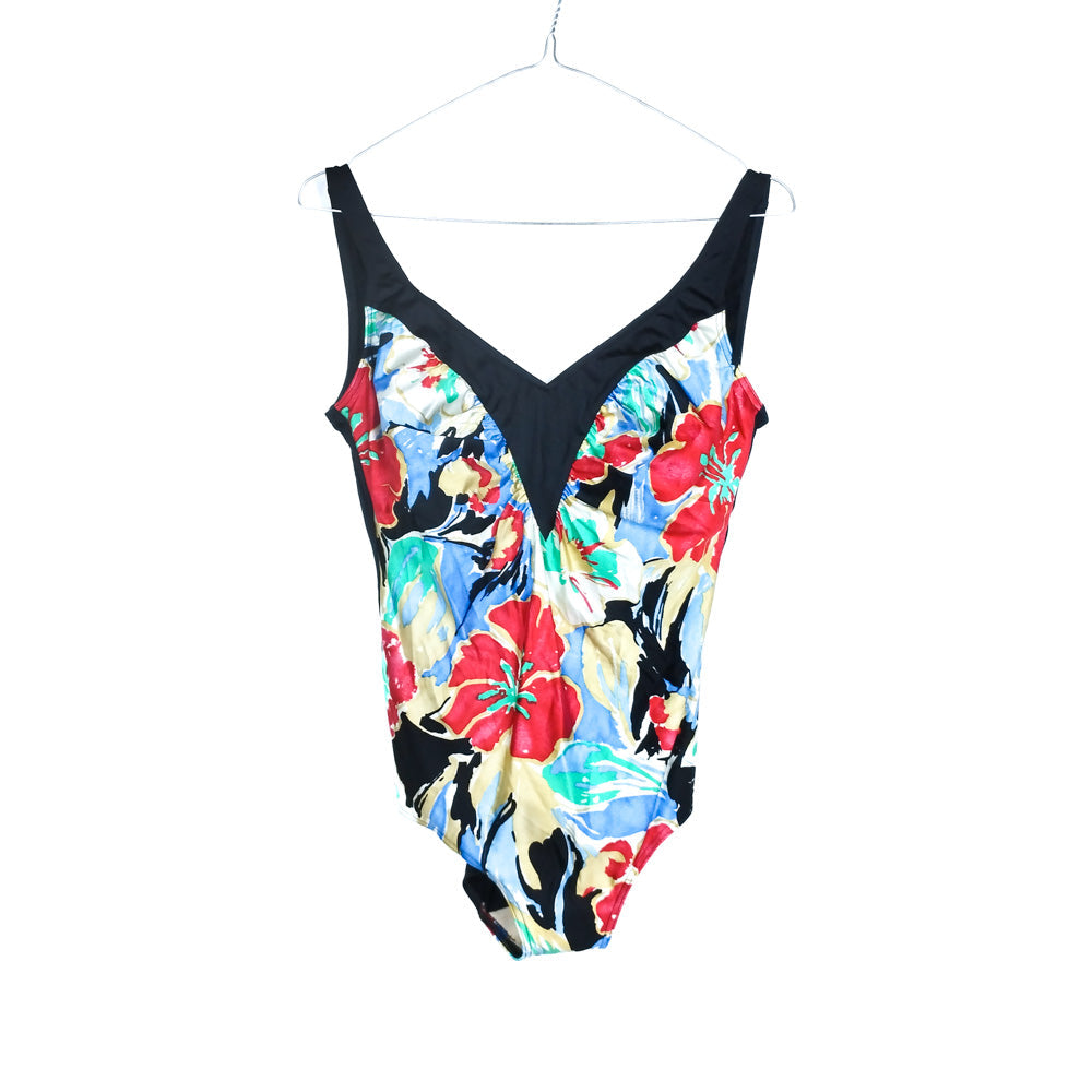 VIN-SWI-31642 Vintage μαγιό ολόσωμο 80's-90's style L