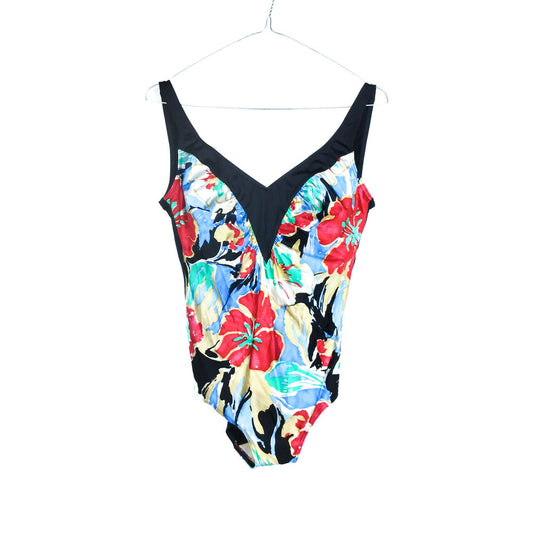 VIN-SWI-31642 Vintage μαγιό ολόσωμο 80's-90's style L