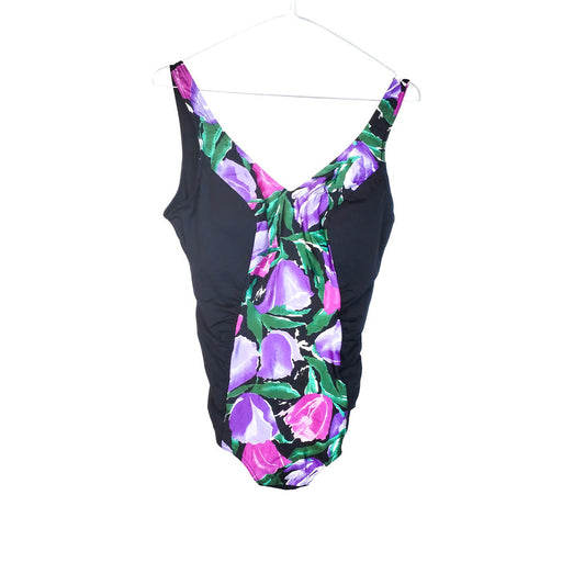 VIN-SWI-31648 Vintage μαγιό ολόσωμο 90's style M-L