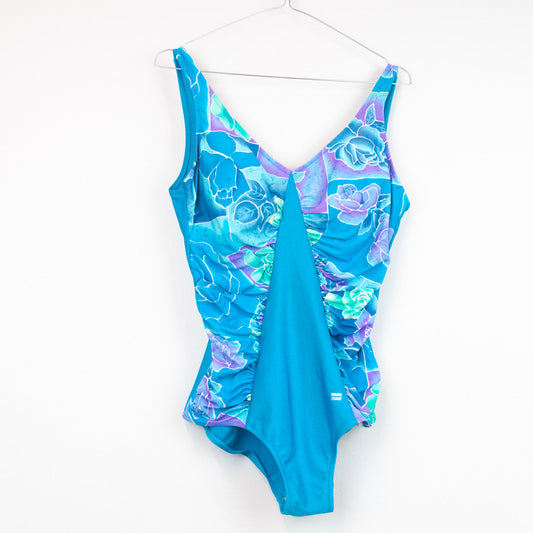 VIN-SWI-23674 Vintage μαγιό ολόσωμο L-XL