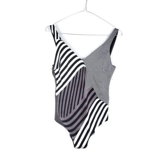 VIN-SWI-31594 Vintage μαγιό ολόσωμο 80s-90s style M-L (Cup B)