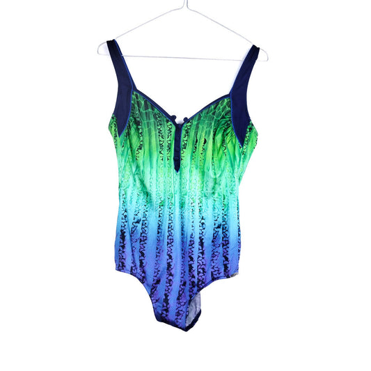 VIN-SWI-31615 Vintage μαγιό ολόσωμο 90's style L