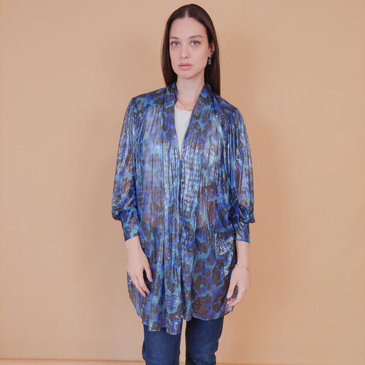 VIN-BLO-32514 Vintage top ζακέτα M-L