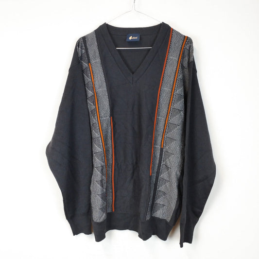 VIN-KNIT-29344 Vintage πλεκτή μπλούζα L