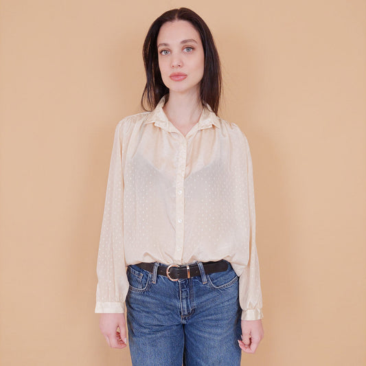 VIN-BLO-31300 Vintage πουκάμισο σατέν Betty Barclay L