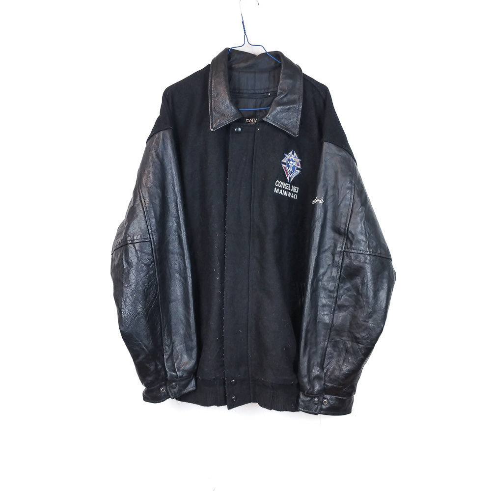 VIN-OUTW-33627 Vintage varsity jacket unisex 2ΧL