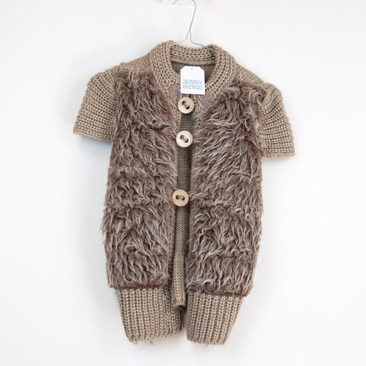 VIN-KNIT-21995 Vintage γιλέκο πλεκτό S