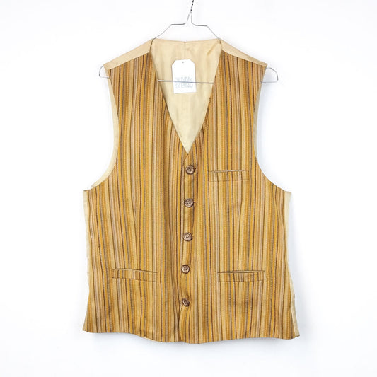 VIN-OUTW-31182 Vintage γιλέκο ριγέ L-XL