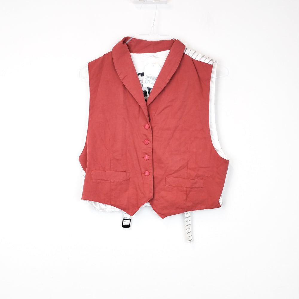 VIN-BLO-30797 Vintage γιλέκο κροπ M