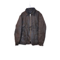 VIN-OUTW-33645 Vintage waxed jacket unisex καφέ M