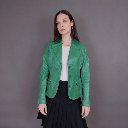 VIN-OUTW-32923 Vintage δερμάτινο jacket S