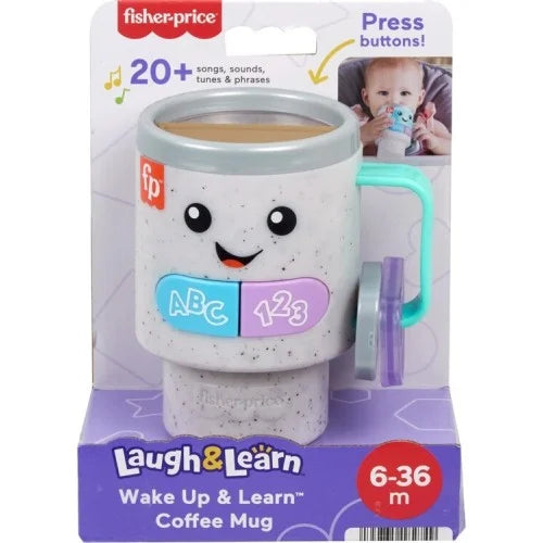 Fisher-Price Wake Up And Learn Εκπαιδευτική Κούπα Καφέ