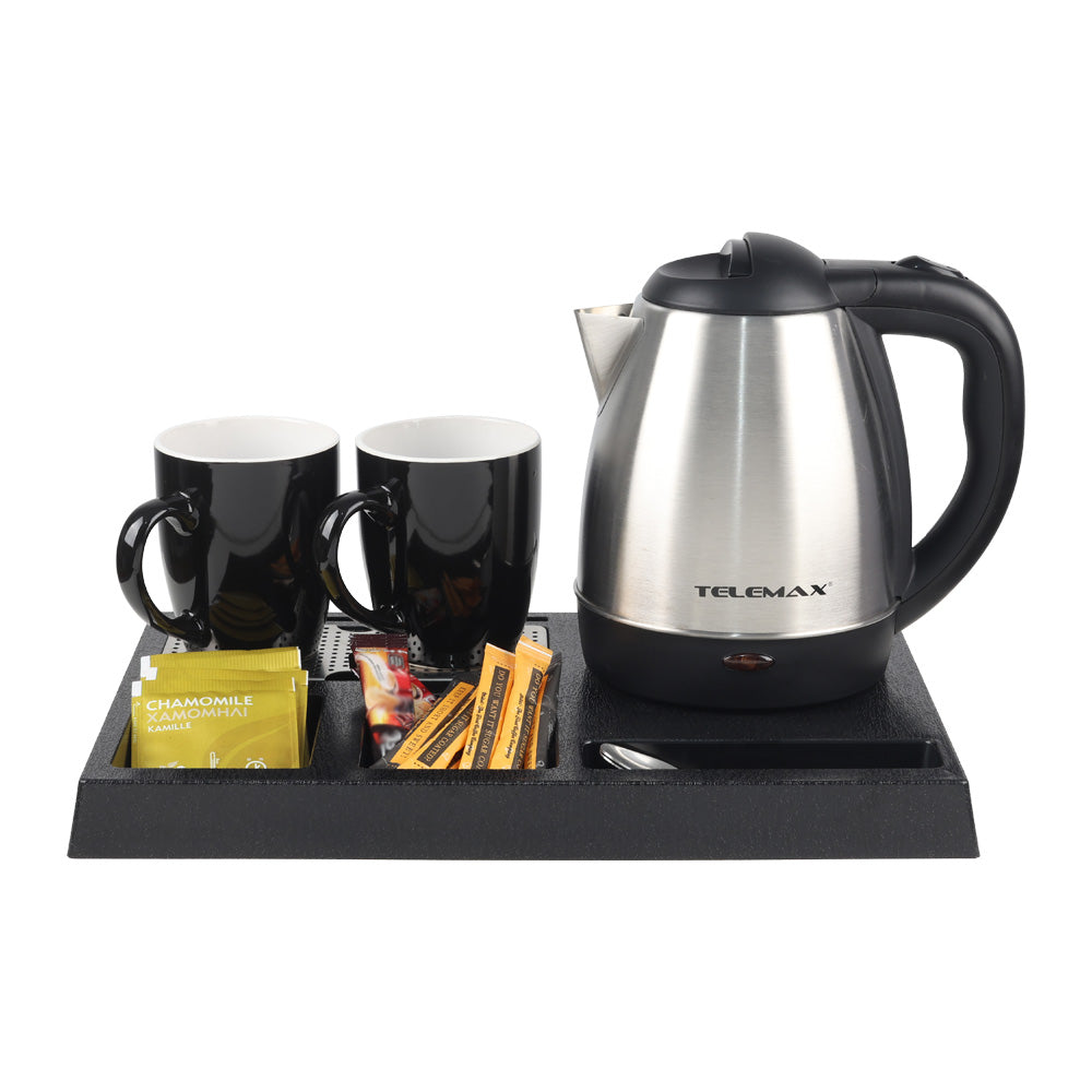 Telemax Welcome Tray με Βραστήρα 1.2 L και 2 Κούπες ZOS-TTAH001