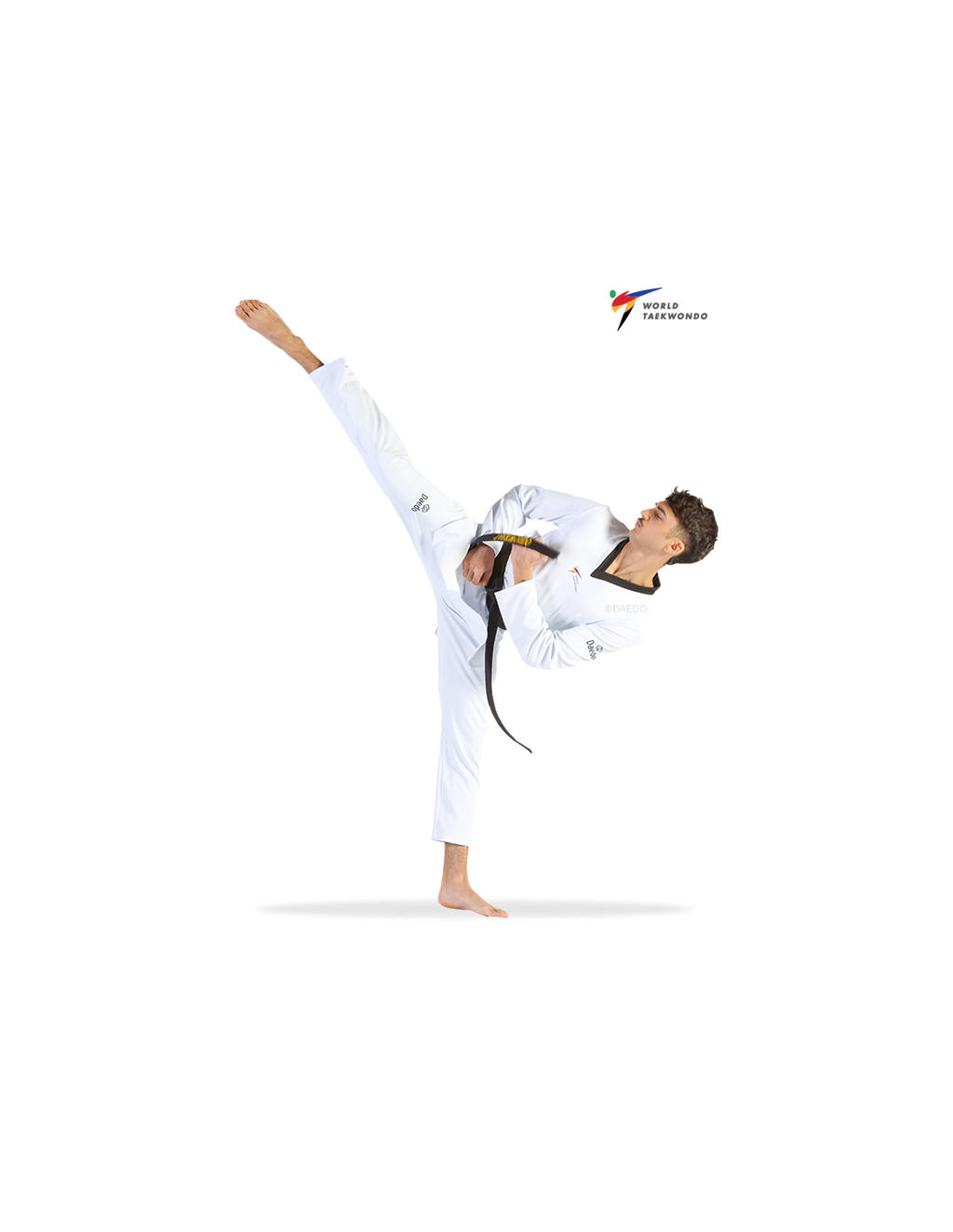WT TA 2025 Style Competition Dobok Black Collar (CE)