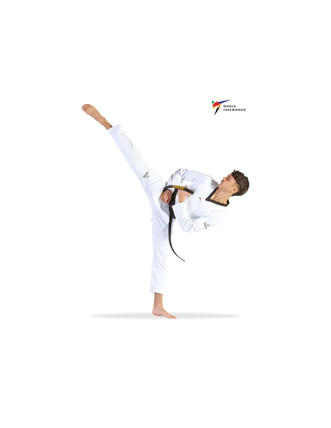 WT TA 2025 Style Competition Dobok Black Collar (CE)