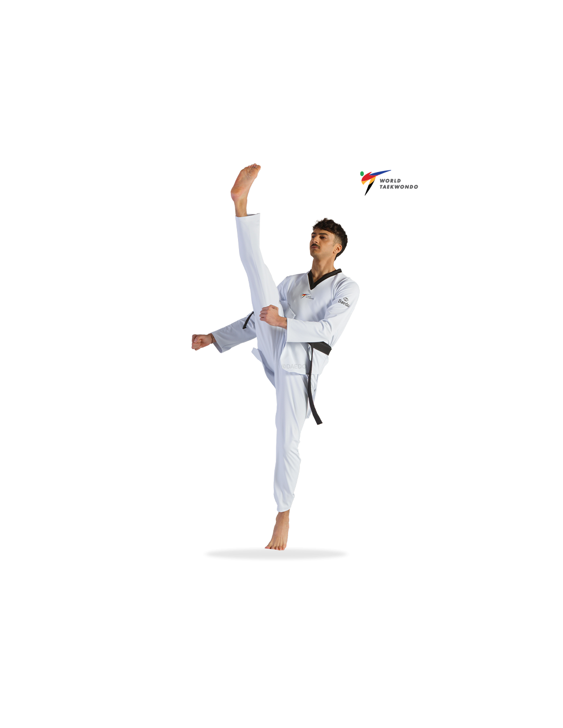 WT TA 2025 Style Competition Dobok Black Collar (CE)