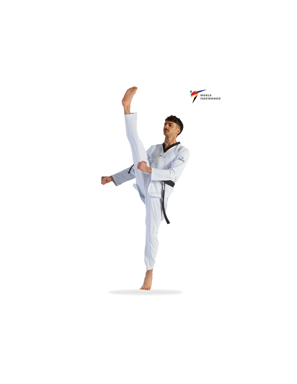 WT TA 2025 Style Competition Dobok Black Collar (CE)