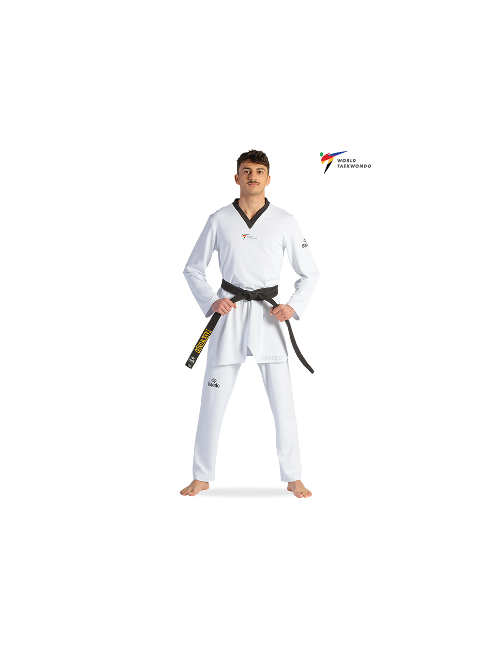 WT TA 2025 Style Competition Dobok Black Collar (CE)
