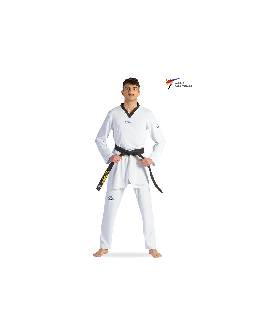 WT TA 2025 Style Competition Dobok Black Collar (CE)
