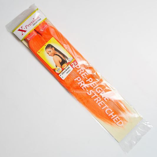 X-Pression Pre Streached – Orange X-Pression Ultra Braid Hair