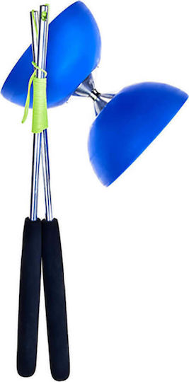 Eureka Set Acrobat 105 Rubber Diabolo Blue
